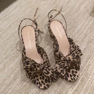 Loeffler Randall Dahlia Heeled Sandal, Leopard